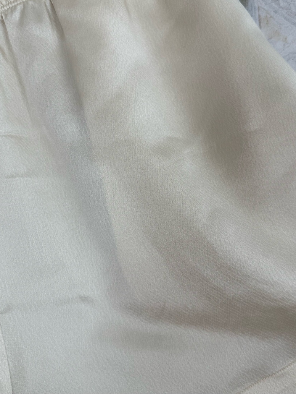 Leset Barb Boxer Shorts in Crème - Picture 5 of 6